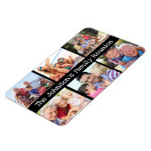 Foto Collage Family Reunion Persoonlijk Zwart Magneet (Linkerzijde)