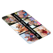 Foto Collage Family Reunion Persoonlijk Zwart Magneet (Rechterzijde)