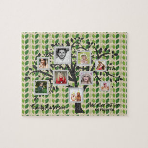 Foto Collage Family Tree Sjabloon - Aangepast 2 Legpuzzel
