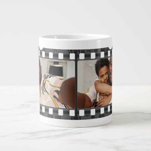 Foto Collage Film Strip - Aangepast, op maat Grote Koffiekop (Voorkant)
