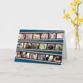 Foto Collage Film Strip - Aangepast, op maat Kaart (Gele Bloem)
