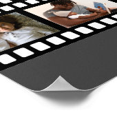 Foto Collage Film Strip - Aangepast, op maat Poster (Hoek)