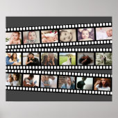 Foto Collage Film Strip - Aangepast, op maat Poster (Voorkant)
