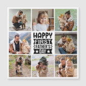 Foto Collage First Vaderdag Magnetic Kaart (Voorkant)