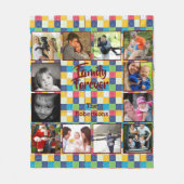 Foto Collage Fleece Blanket - Small Patchwork Deken (Voorkant)