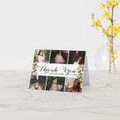 Foto Collage Floral Quince Hartelijk dank Kaart (Gele Bloem)