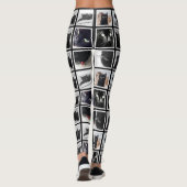 Foto Collage Framed Pet Afbeelding Leggings (Achterkant)