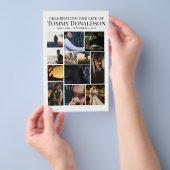 Foto Collage Funeral Flyer (Hand)
