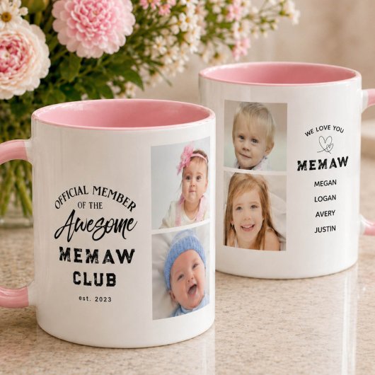 Foto Collage Geweldige MEMAW Mok