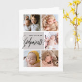 Foto Collage Godouders Voorstel Kaart (Gele Bloem)