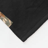 Foto collage, goede tijden, grote herinneringen zw fleece deken (Hoek)