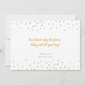 Foto Collage Gold Silver Confetti Afstuderen Kaart (Achterkant)