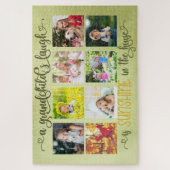 Foto Collage & Grandchild Gezegde voor grootouders Legpuzzel (Verticaal)
