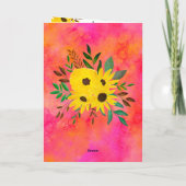 Foto Collage "Happy Birthday" - Kaart voor zonnebl (Achterkant)