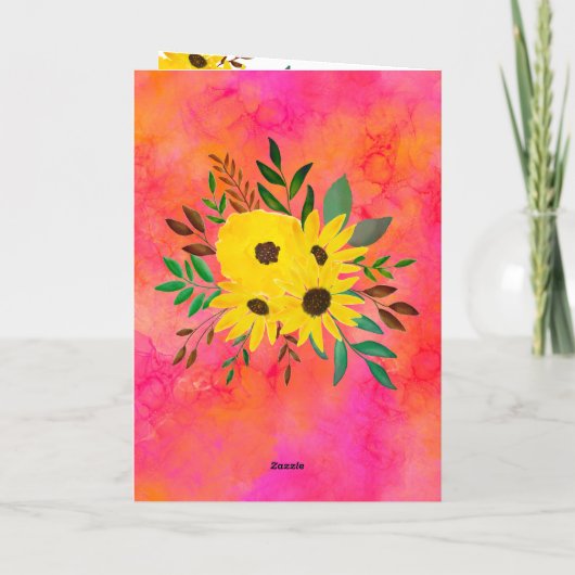 Foto Collage "Happy Birthday" - Kaart voor zonnebl (Achterkant)