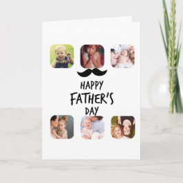 Foto Collage Happy Fathers Day Persoonlijk Kaart