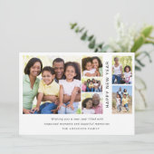 Foto Collage Happy Nieuwjaar Feestdagenkaart (Staand voorkant)