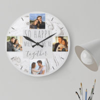 Foto Collage Happy Together Quote Moderne Marble