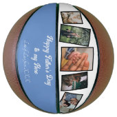 Foto Collage Happy Vaderdag Basketball Basketbal (Verticaal)