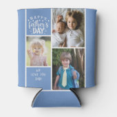 Foto Collage Happy Vaderdag Blikjeskoeler (Voorkant)