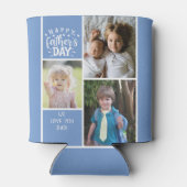 Foto Collage Happy Vaderdag Blikjeskoeler (Achterkant)