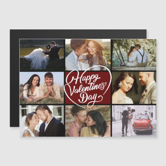 Foto Collage Happy Valentine's Day (Voorkant / Achterkant)