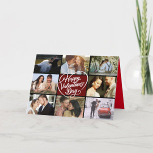 Foto Collage Happy Valentine's Day Kaart