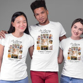 Foto Collage Herdenkings T-Shirt Funeral Memorial
