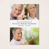 Foto Collage Hummingbird Prayer Kaart (Voorkant)