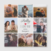 Foto Collage ''I love you'' Valentijnsdag (Voorkant)