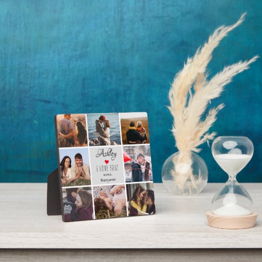 Foto Collage ''I love you'' Valentijnsdag Fotoplaat (Insitu)