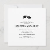 Foto Collage Joint Afstuderen Invitation Kaart (Achterkant)