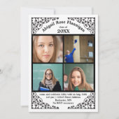 Foto Collage Kant - Afstudeer Uitnodiging (Voorkant)