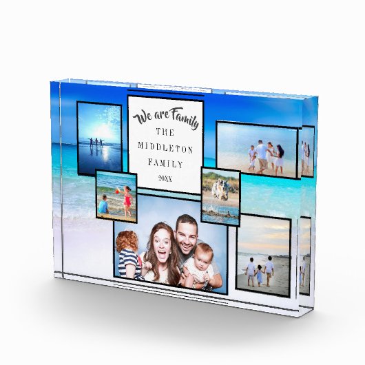 Foto Collage Keepslag Beach We zijn familie (Rechts)