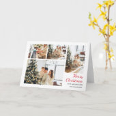 Foto Collage Kerst Kaart (Gele Bloem)