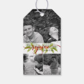 Foto-collage Kerstcadeautag Cadeaulabel (Voorkant)