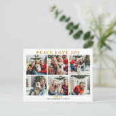 Foto: Collage Kerstmis 2022 Holiday Briefkaart (Staand voorkant)