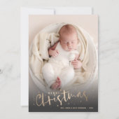 Foto Collage Kerstmis Geboorte Aankondiging (Voorkant)