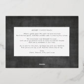 Foto: Collage Kerstmis Gold Foil Holiday Kaart (Achterkant)