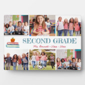 Foto Collage Kinder School Year Keepslag Fotoplaat (voorkant)