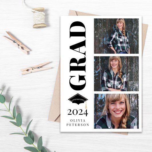 Foto Collage Klasse van 2024 Afstuderen Aankondiging