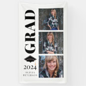 Foto Collage Klasse van 2024 Afstuderen Spandoek (Verticaal)