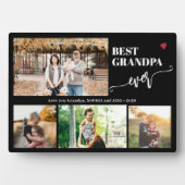 Foto collage kleinkinderen beste opa ooit fotoplaat (voorkant)