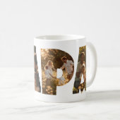 Foto Collage Knipsel Letters PAPA Koffiemok (Voorkant rechts)