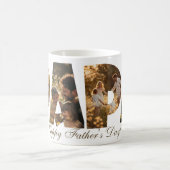 Foto Collage Knipsel Letters PAPA Koffiemok (Center)