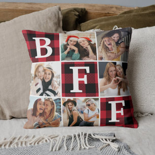 Foto Collage Kussen Cadeau voor Beste Vriendin BFF