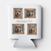 Foto Collage  Lijst Dogs Pets Family Blikjeskoeler (Achterkant)