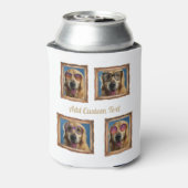 Foto Collage  Lijst Dogs Pets Family Blikjeskoeler (Blikje Achterkant)