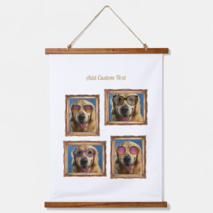 Foto Collage Lijst Dogs Pets Family Hangend Wandkleed
