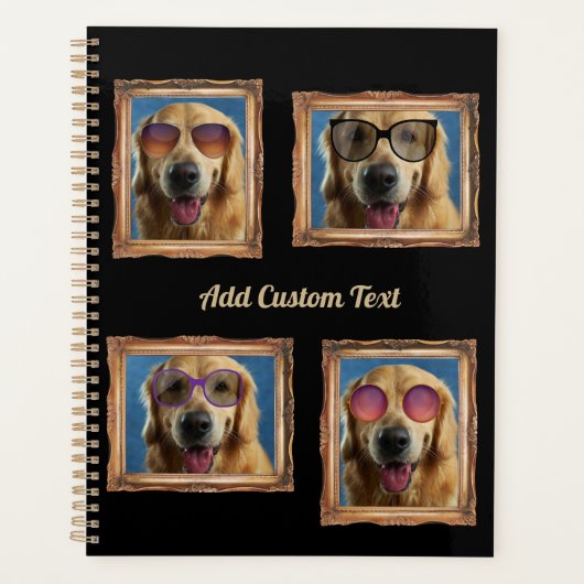 Foto Collage  Lijst Dogs Pets Family Planner (Voorkant)